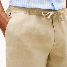 Dover Flag Logo Drawstring Chino Shorts