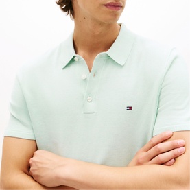 Flag Logo Regular Fit Knitted Polo Shirt