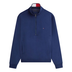 Flag Logo Colour Block Zip Sweatshirt