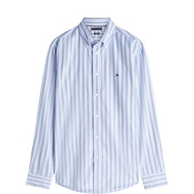 Flex Flag Logo Regular Fit Striped Shirt