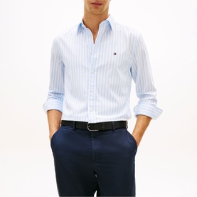Flex Flag Logo Regular Fit Striped Shirt