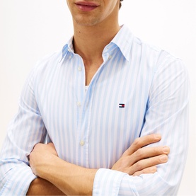 Flex Flag Logo Regular Fit Striped Shirt