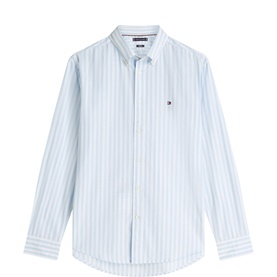 Flex Flag Logo Regular Fit Striped Shirt