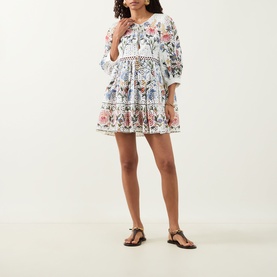 Stitched Garden Mini Dress