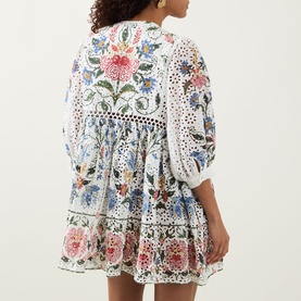 Stitched Garden Mini Dress