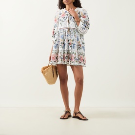 Stitched Garden Mini Dress