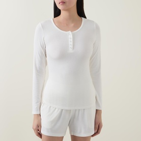 Lille Ribbed Pyjama Top