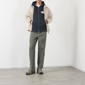 Oval Patch Logo Zip Hoodie