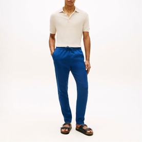 Harlem Logo Tapered Drawstring Chinos