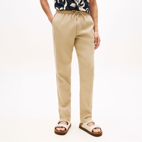 Harlem Logo Tapered Drawstring Chinos