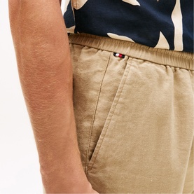 Harlem Logo Tapered Drawstring Chinos