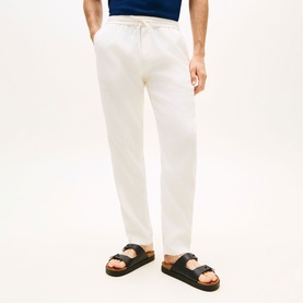 Harlem Logo Tapered Drawstring Chinos