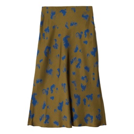Ink Cloud Printed Skirt