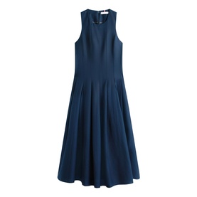 Structured Bodice Flared Dress