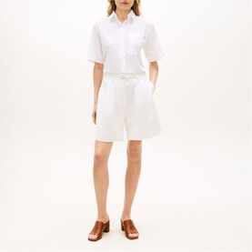 Belted Wide Leg Shorts