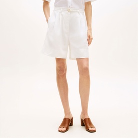 Belted Wide Leg Shorts