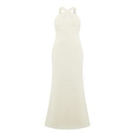 Cross Halter Gown