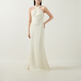 Cross Halter Gown