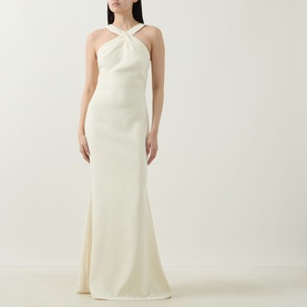 Cross Halter Gown