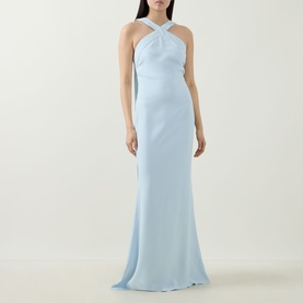 Cross Halter Gown