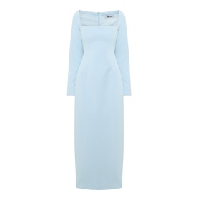 Framed Neckline Dress