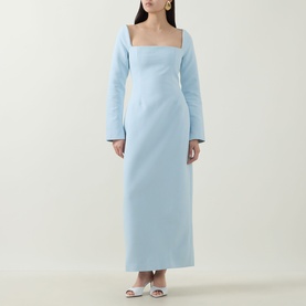 Framed Neckline Dress