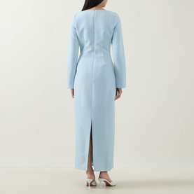 Framed Neckline Dress