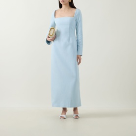 Framed Neckline Dress