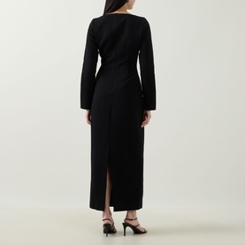 Framed Neckline Dress