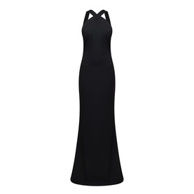 Cross Halter Gown