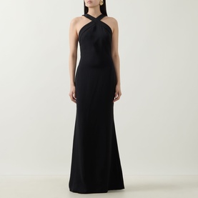 Cross Halter Gown