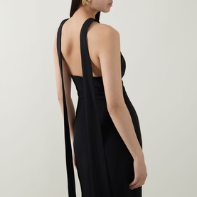 Cross Halter Gown