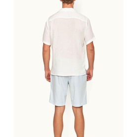 Maitan Logo Linen Casual Shirt