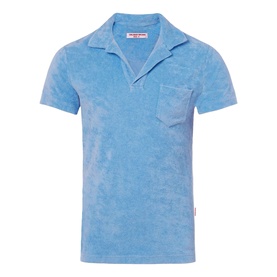 Terry Towelling Logo Polo Shirt