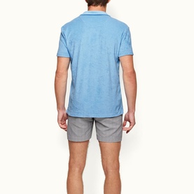 Terry Towelling Logo Polo Shirt