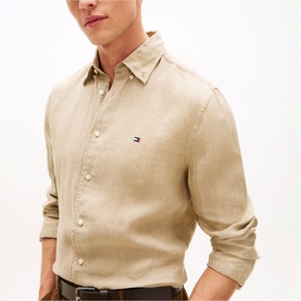 Logo Linen Shirt