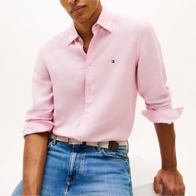 Logo Linen Shirt