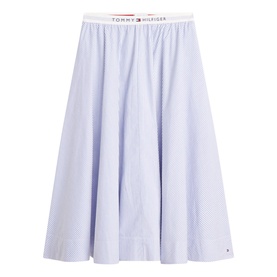 Logo Stripe Skirt