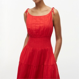 Seersucker Smock Dress