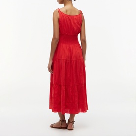 Seersucker Smock Dress
