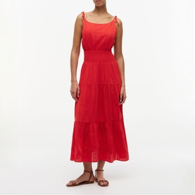 Seersucker Smock Dress