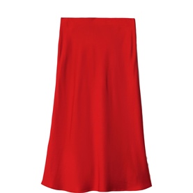 Satin Bias Skirt