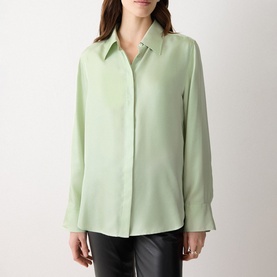 Silk Twill Blouse
