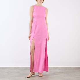 Costa Front Split Dress
