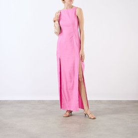 Costa Front Split Dress