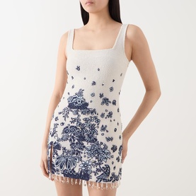 Le Sable Beaded Mini Dress