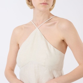 Oro Linen Mini Dress