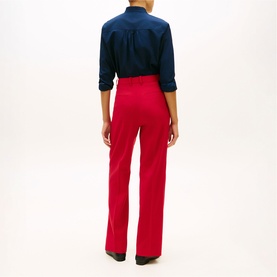 Timeless Pleated Straight Leg Trousers