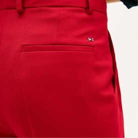 Timeless Pleated Straight Leg Trousers