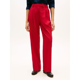 Timeless Pleated Straight Leg Trousers